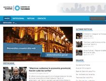 Tablet Screenshot of mecontuc.gov.ar